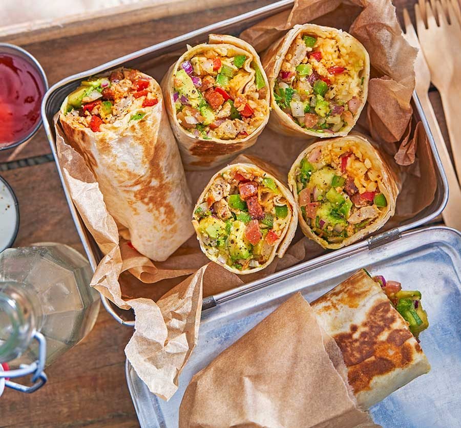 premade breakfast burritos for camping